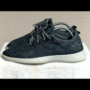 MENS ALLBIRDS WOOL RUNNERS ATHLETIC SHOES SIZE 10 GRAY BLACK NICE